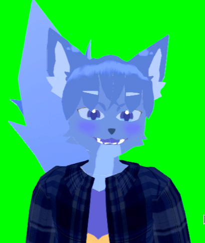 Older example with a Blue cat VTuber ARkit example